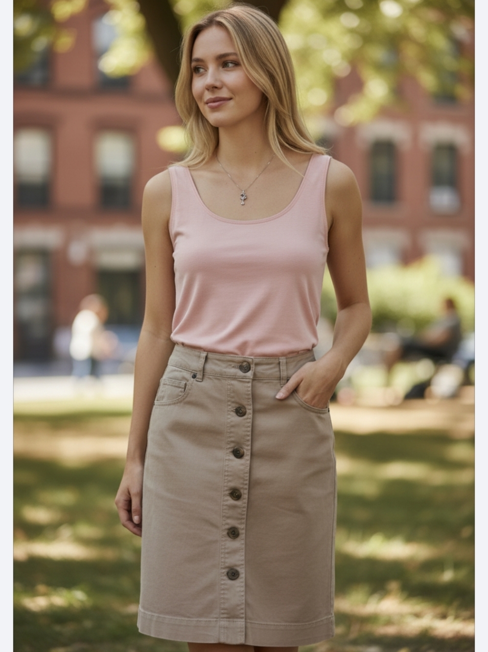 J jill size 4 denium skirt new with tags